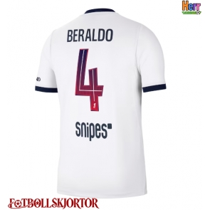 Paris Saint-Germain Lucas Beraldo #4 Bortatröja 2026-27 Kortärmad